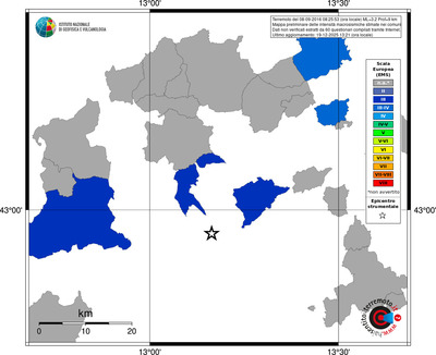 Mappa EMS - territori comuni