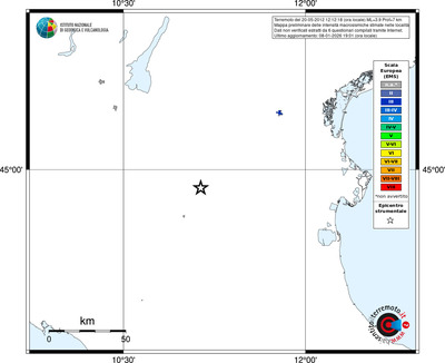 Mappa EMS - territori località