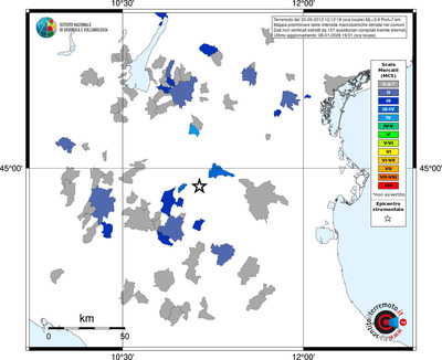 Mappa MCS - territori comuni