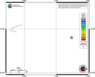 Mappa MCS - territori località