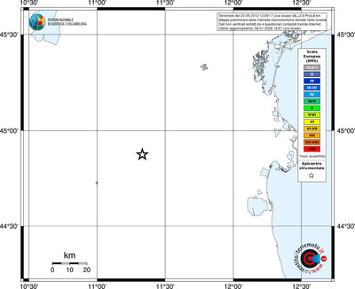 Mappa EMS - territori località