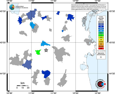 Mappa MCS - territori comuni