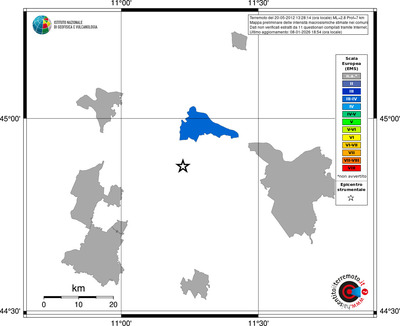 Mappa EMS - territori comuni
