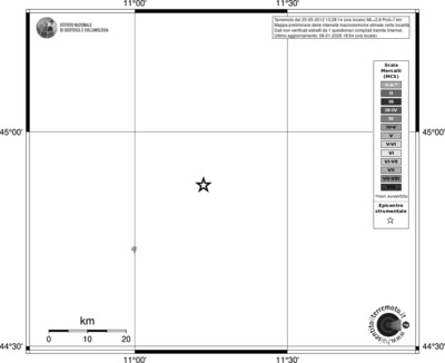 Mappa MCS - territori località