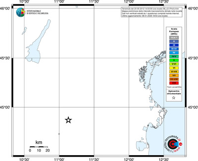 Mappa EMS - territori località