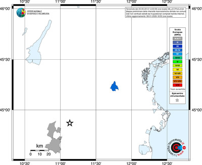 Mappa EMS - territori comuni