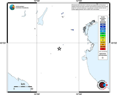 Mappa EMS - territori località