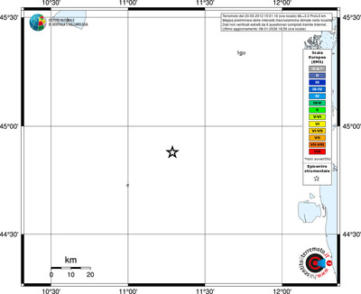 Mappa EMS - territori località