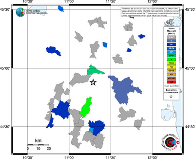 Mappa MCS - territori comuni