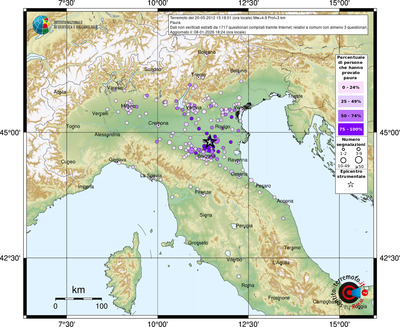 Mappa comuni con almeno 3 questionari
