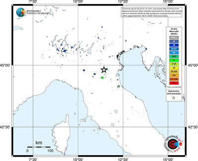 Mappa MCS - territori località