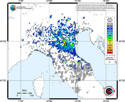 Mappa MCS - territori comuni