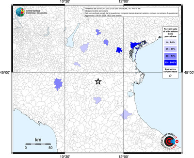 Mappa territorio comunale con almeno 3 questionari