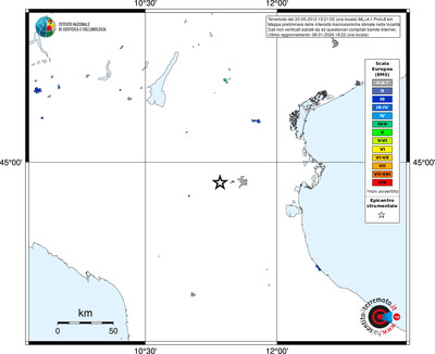 Mappa EMS - territori località