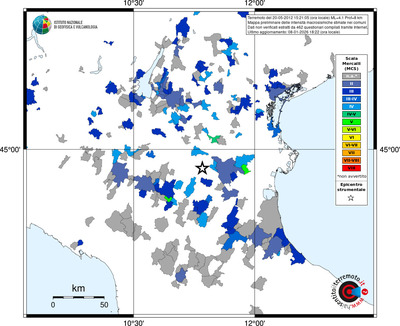 Mappa MCS - territori comuni