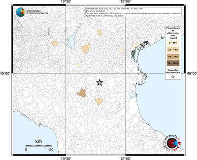 Mappa territorio comunale con almeno 3 questionari