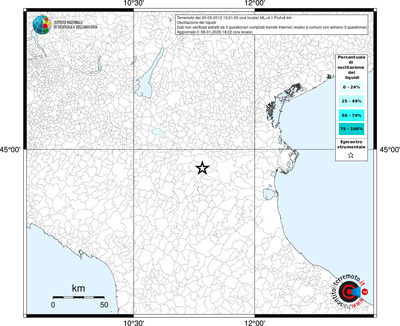 Mappa territorio comunale con almeno 3 questionari