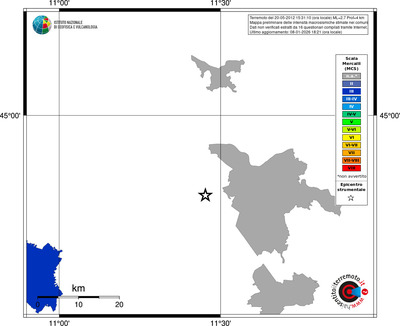 Mappa MCS - territori comuni