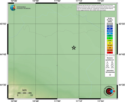 Mappa EMS - località