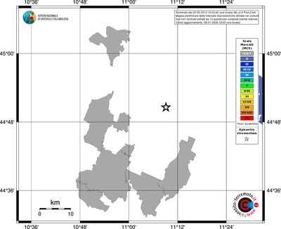 Mappa MCS - territori comuni