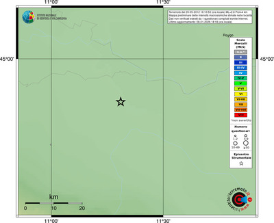 Mappa MCS - località