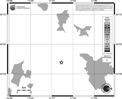 Mappa MCS - territori comuni