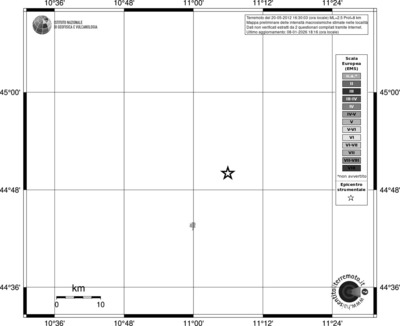 Mappa EMS - territori località