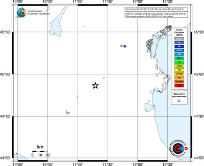 Mappa EMS - territori località
