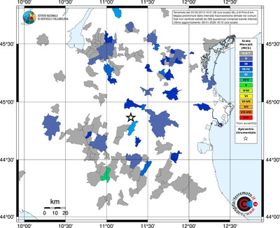 Mappa MCS - territori comuni