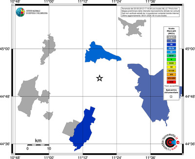 Mappa MCS - territori comuni