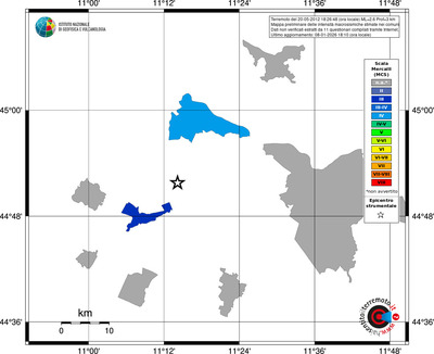 Mappa MCS - territori comuni