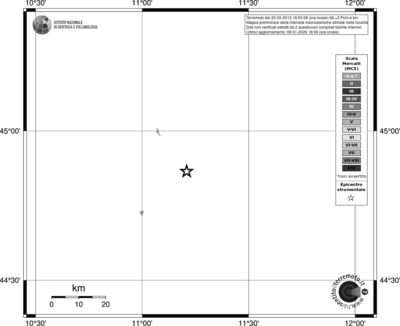 Mappa MCS - territori località