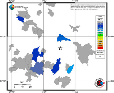 Mappa MCS - territori comuni