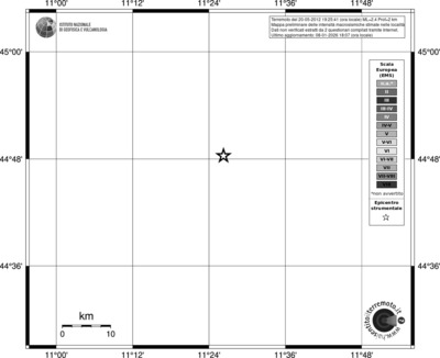 Mappa EMS - territori località