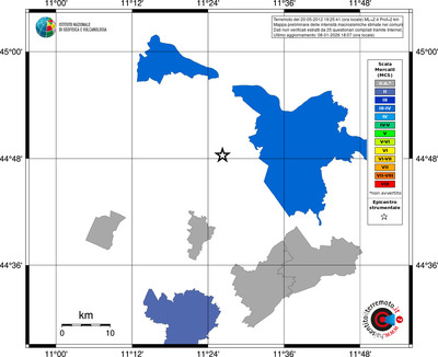 Mappa MCS - territori comuni