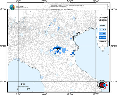 Mappa territorio comunale con almeno 3 questionari