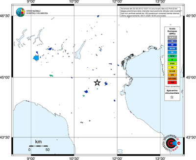 Mappa EMS - territori località