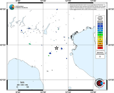 Mappa MCS - territori località