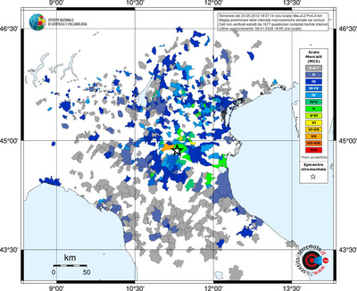 Mappa MCS - territori comuni