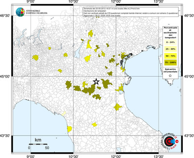 Mappa territorio comunale con almeno 3 questionari