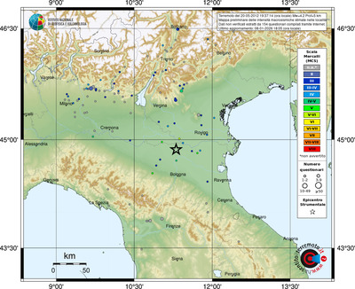Mappa MCS - località