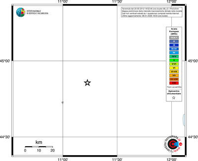 Mappa EMS - territori località