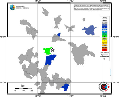 Mappa MCS - territori comuni