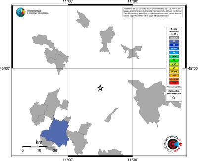 Mappa MCS - territori comuni