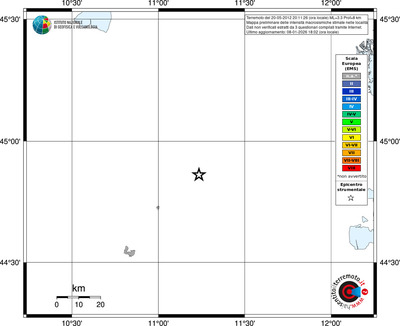 Mappa EMS - territori località