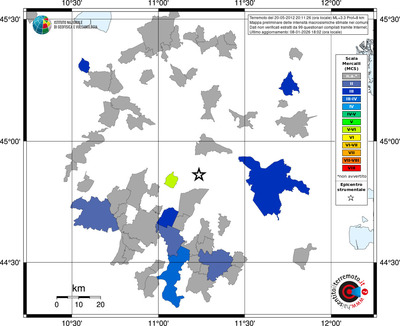 Mappa MCS - territori comuni