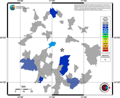 Mappa MCS - territori comuni