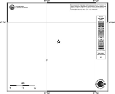 Mappa EMS - territori località