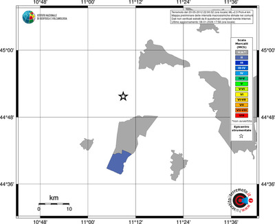 Mappa MCS - territori comuni