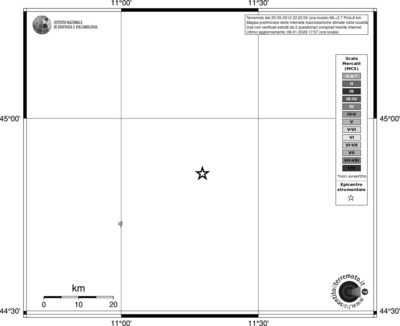 Mappa MCS - territori località